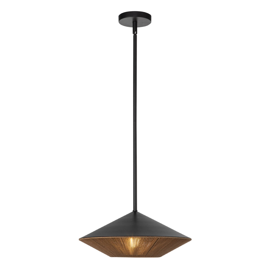 Lampada sospensione Daphne Alora Mood nera E27 Ø38