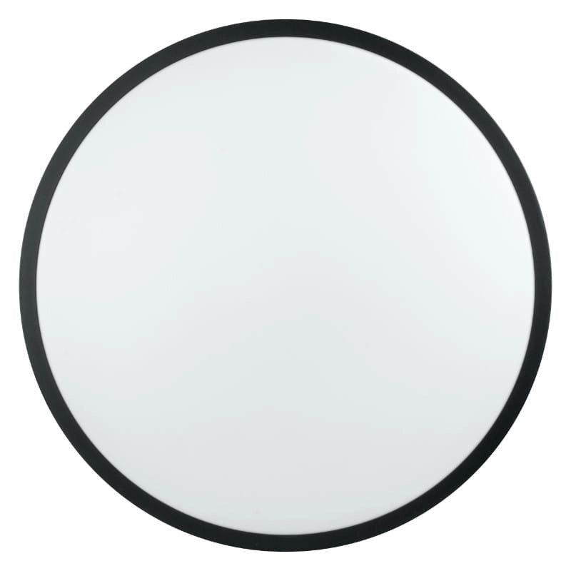 Plafoniera bagno LED rotonda nera 18W IP44 35cm DPM