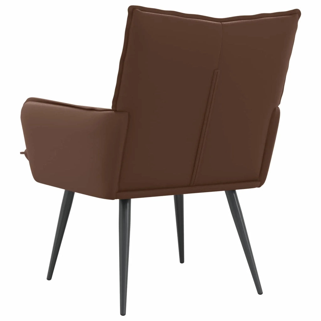 Poltrona Marrone Similpelle 42047737