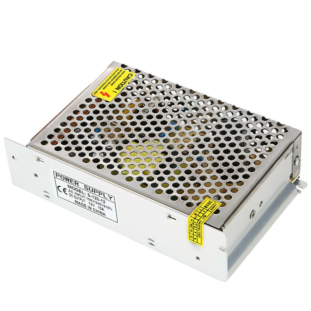 Trade Shop - Driver Alimentatore Trasformatore Stabilizzato Switch Trimmer 220v-12v 10 Ampere -