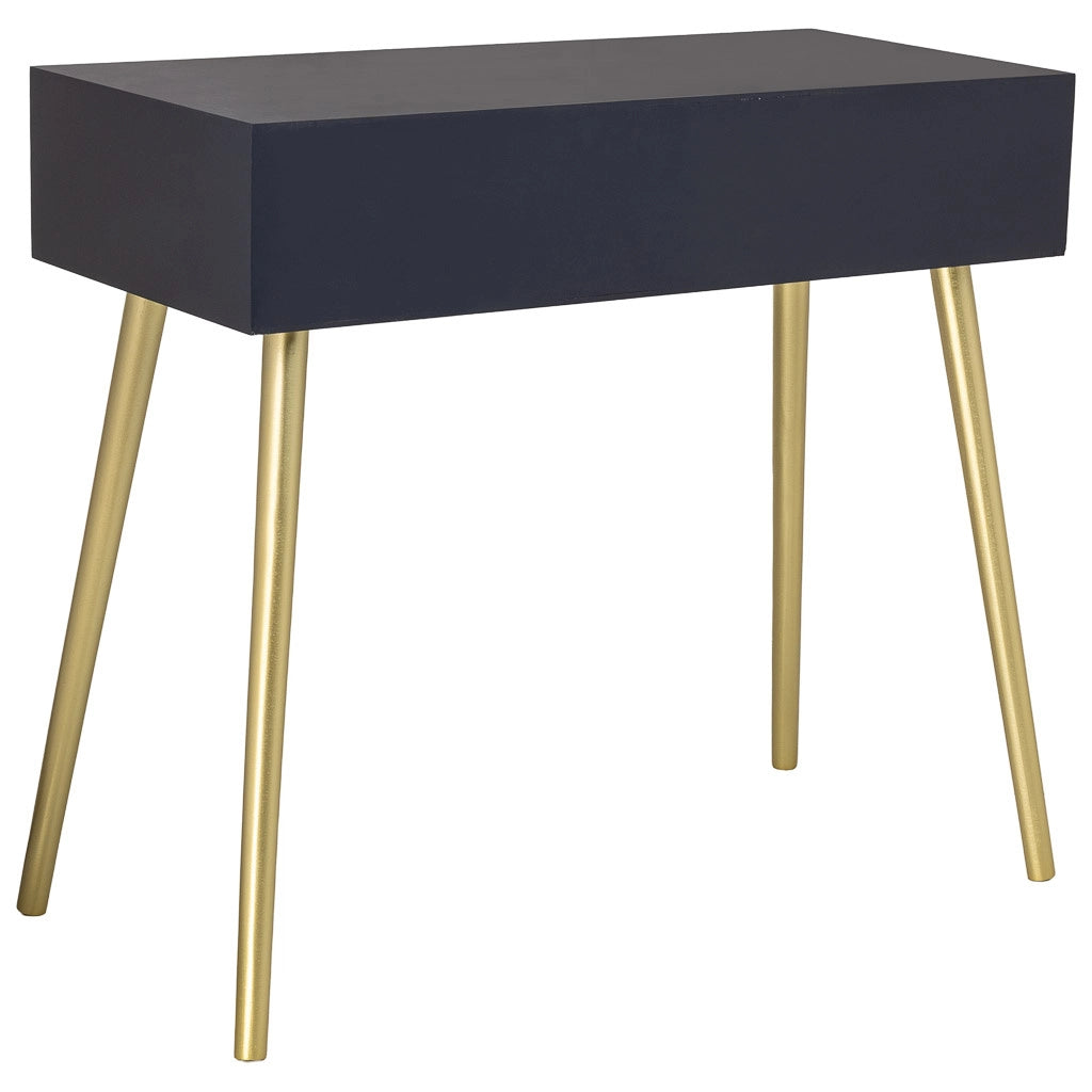 Mobile ingresso in legno nero 88x41x79h cm