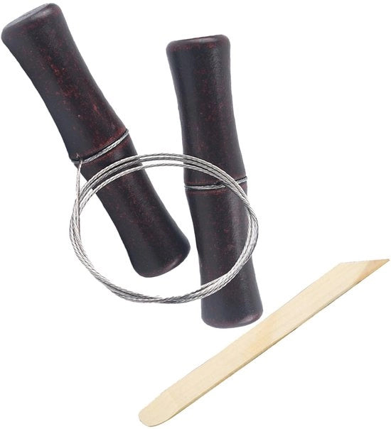 Taglierino per cera con manico in legno
