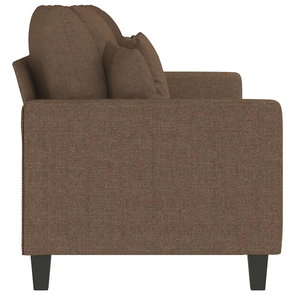 Divano a 3 Posti-Sofa 3 Posti Marrone 180 cm in Tessuto 896690