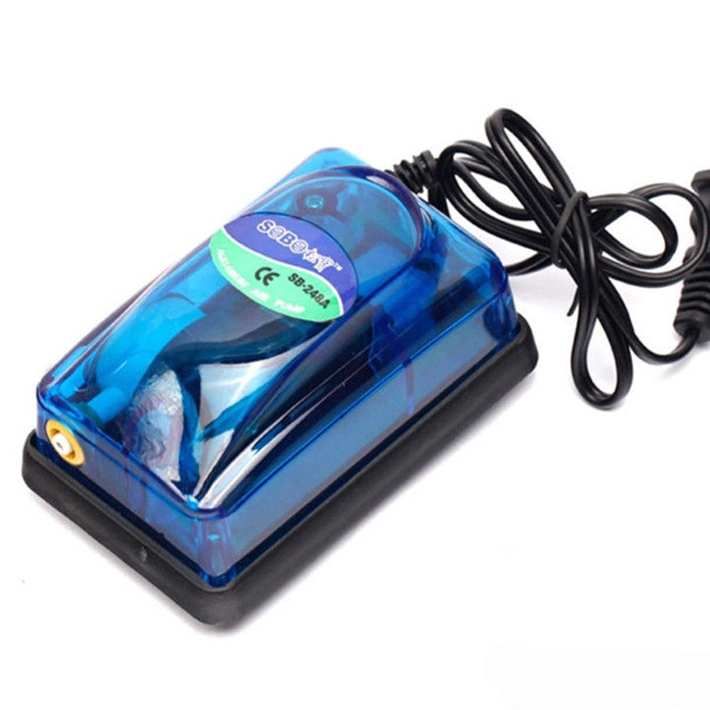 Trade Shop - Pompa Aria Areatore Aeratore Per Acquario Ossigenatore Acqua 1 Via 3,5 L/min 3w -