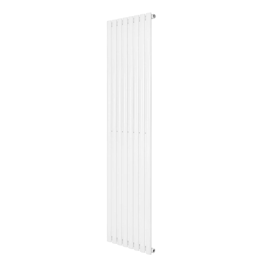 Radiatore Verticale Design Ovale Colonna Singola Bianco 1800x480 mm