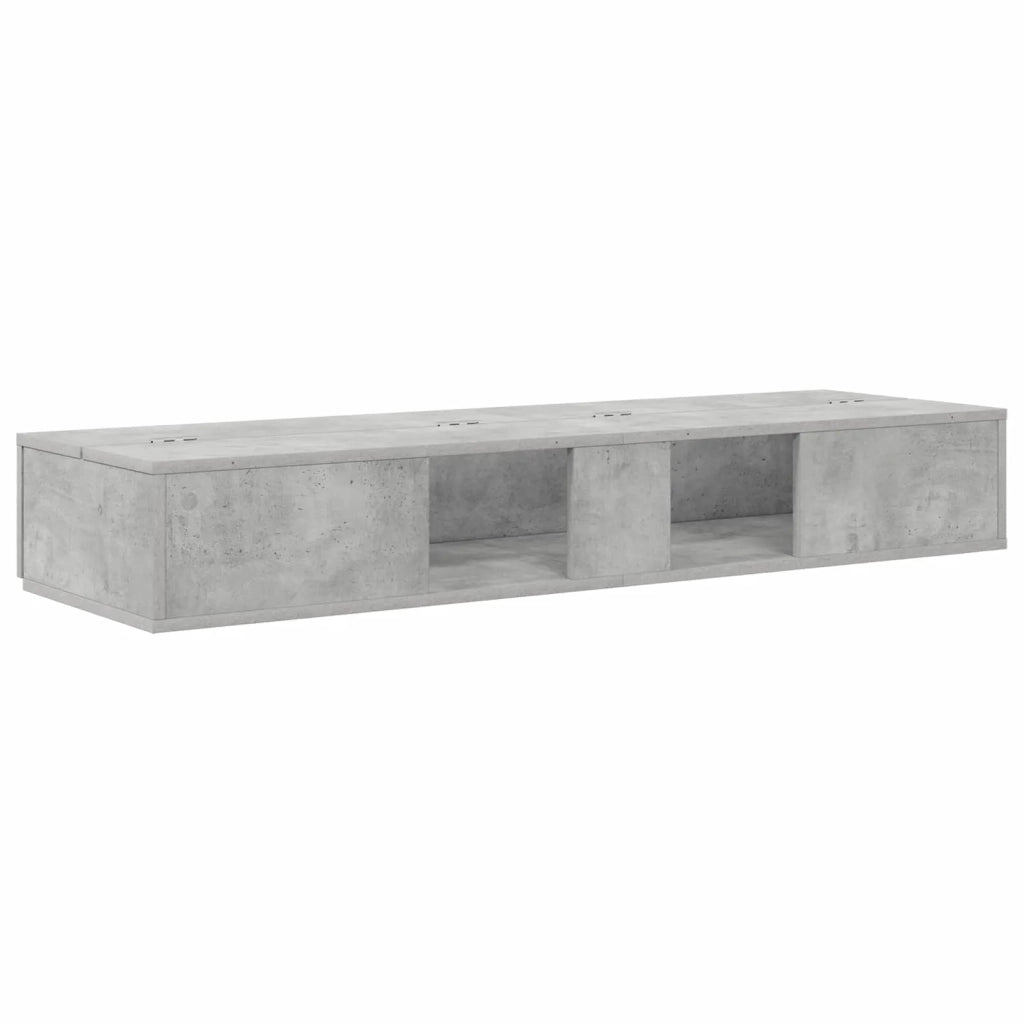 Scrivania studio Grigio Cemento 152 x 40 x 19,5 cm 8006671