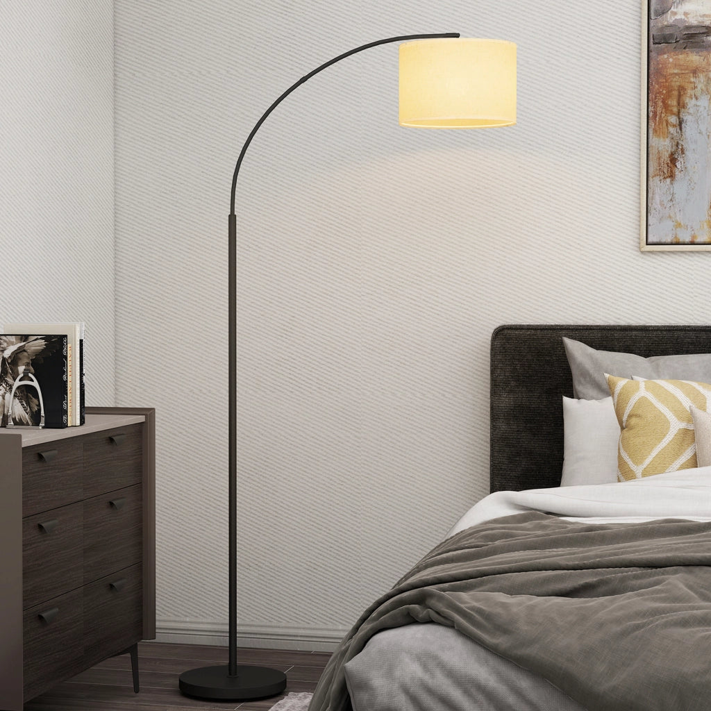 Lampada da terra con telecomando ¨C Minimal ¨C nero