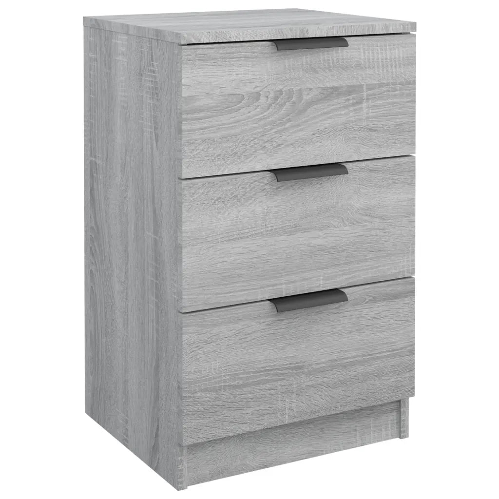 Comodino | Armadio da Notte | Mobiletto da notte Grigio Sonoma 40x36x65 cm