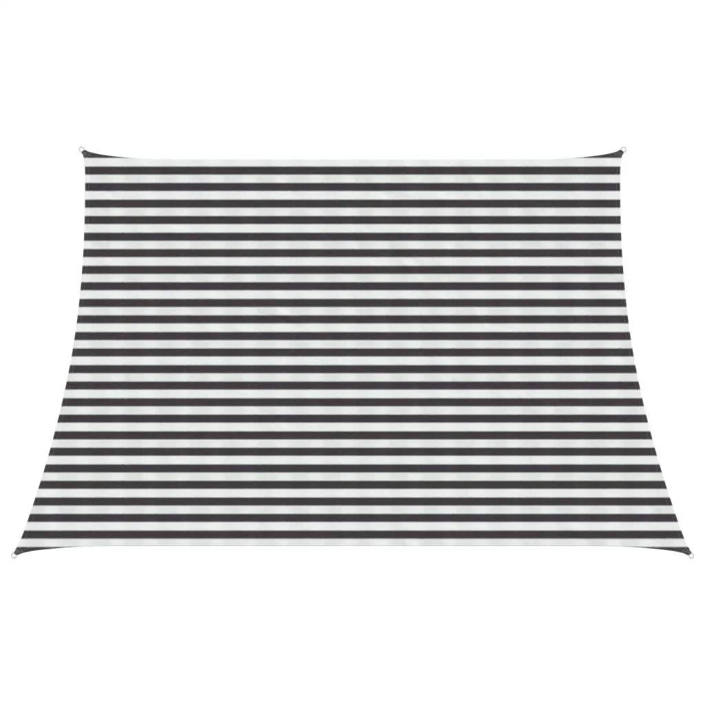 Telo Ombra Antracite e Bianco 4 / 5 x 3 m HDPE 42032805