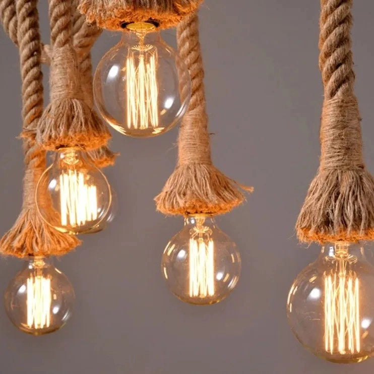 Lampada Da Soffitto Corda APP419-2CP