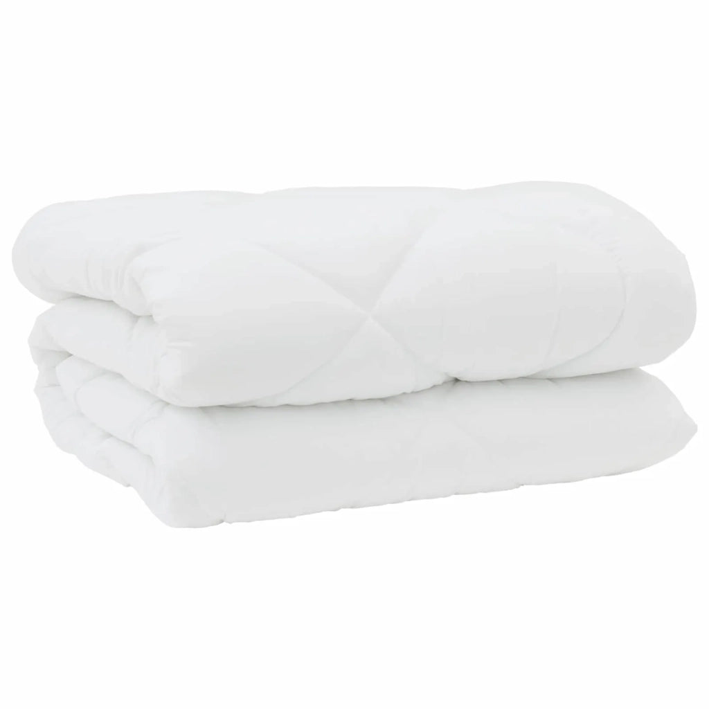Piumone con Cuscini 3 pcs Bianco Microfibra e Piuma d'Oca 3377891