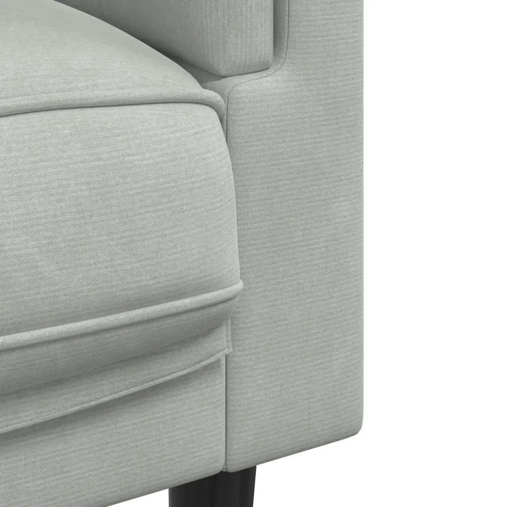 Set di Divani 2 pz con Cuscini Grigio Chiaro in Velluto 3209257