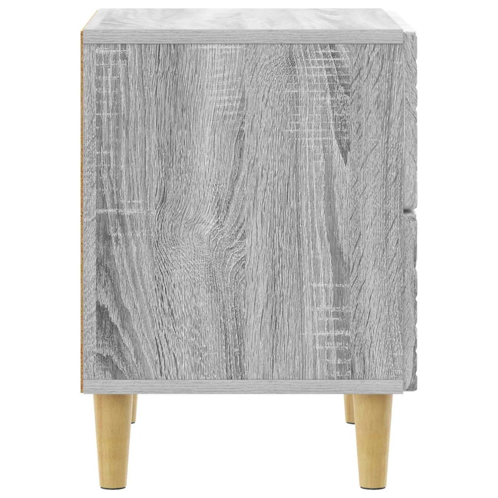 Comodino 2 pcs Sonoma grigio 43 x 34,5 x 48 cm 894998