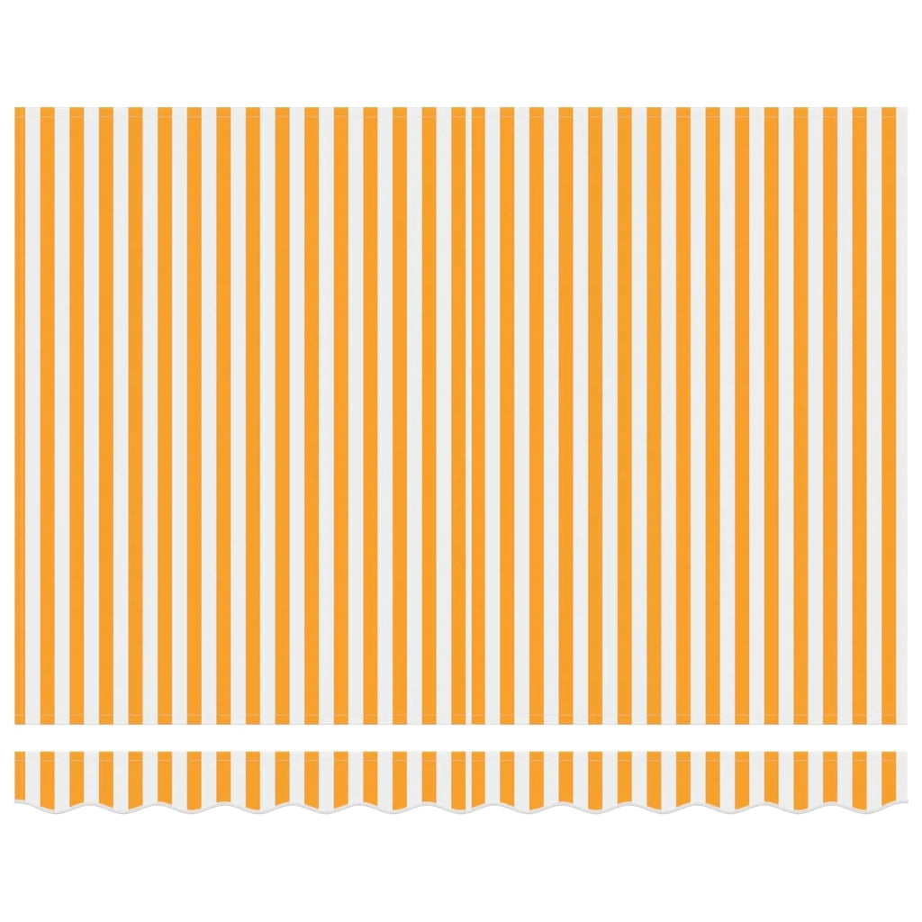 Cornice per Tenda Manuale con LED Giallo e Bianco 3,5 x 2,5 m 3420593