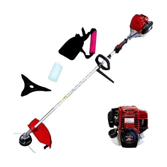 Attila 019870 ATH 35-S Decespugliatore a Impugnatura Singola Motore HONDA 4T 35,8 cc con Testina Nylon e Disco colore Nero