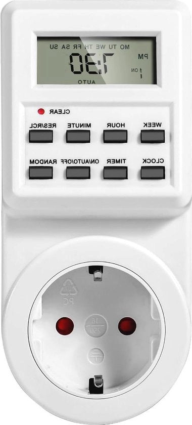 Timer programmabile elettrico e digitale con ciclo alternativo e ripetuto countdown - LCD - risparmia energia