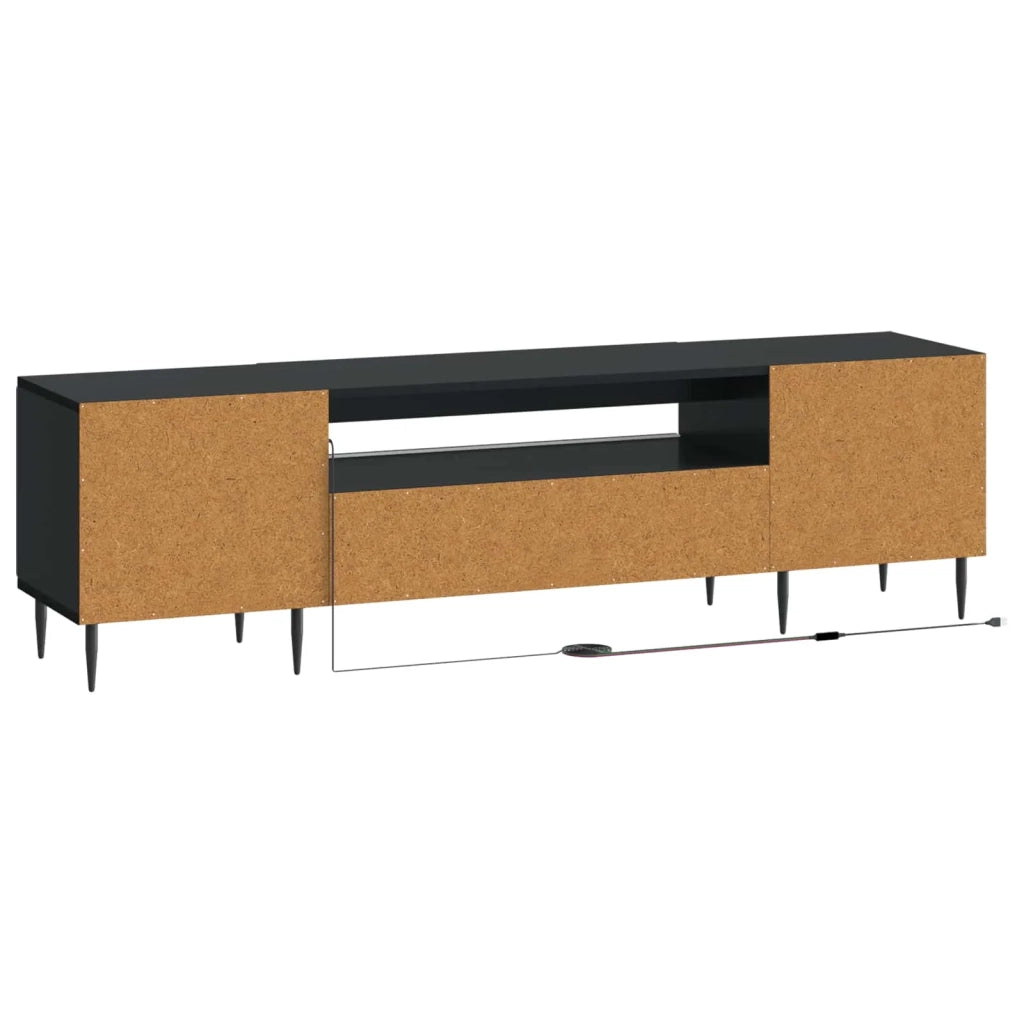 Mobile TV LED Nero Legno ingegnerizzato 896466