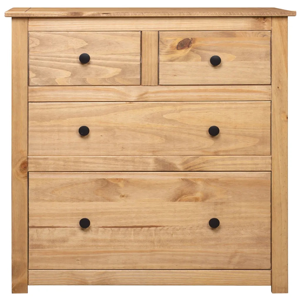 Credenza | Madia | Buffet da pranzo | Armadio da pranzo 80x40x83 cm in Legno Massello di Pino Panama Range
