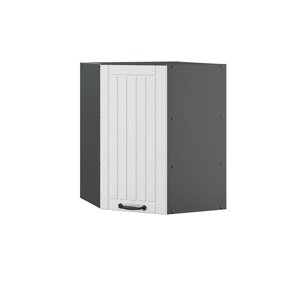 Vicco Mobile angolare da cucina Bianco casa di campagna 57 cm