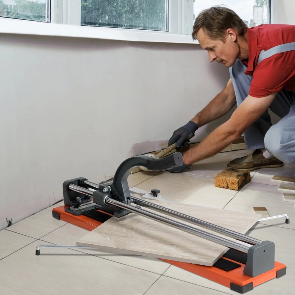 Tagliapiastrelle manuale professionale di 61cm con scala graduata rimovibile