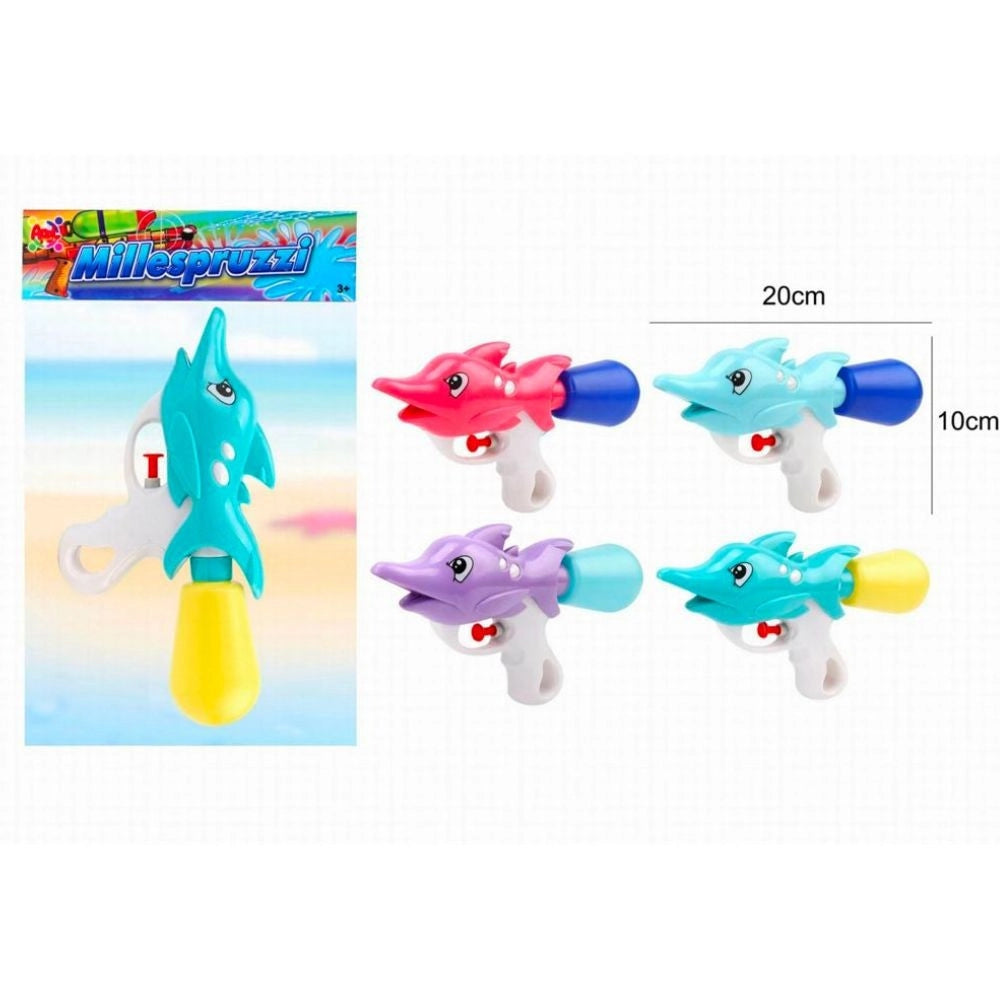 Trade Shop - Mini Pistola Ad Acqua Millespruzzi Pesciolini Gioco Per Bambini Spiaggia Mare -