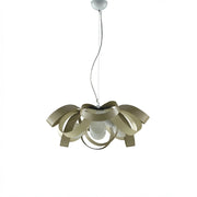 Sospensione Primula 4 Luci Tortora LuceArt Classic