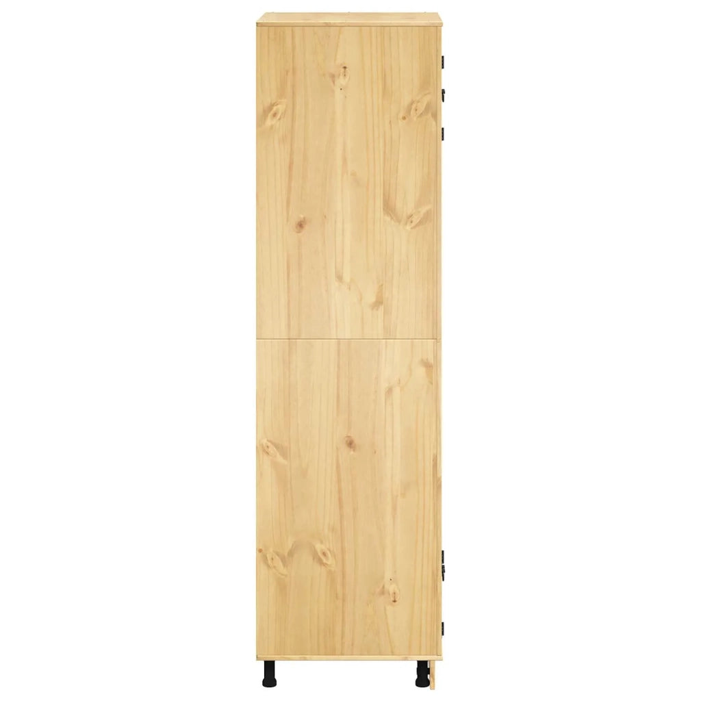 Pensile da cucina | Armadietto SKI Marrone Miele 66 x 58 x 207 cm Pino massello