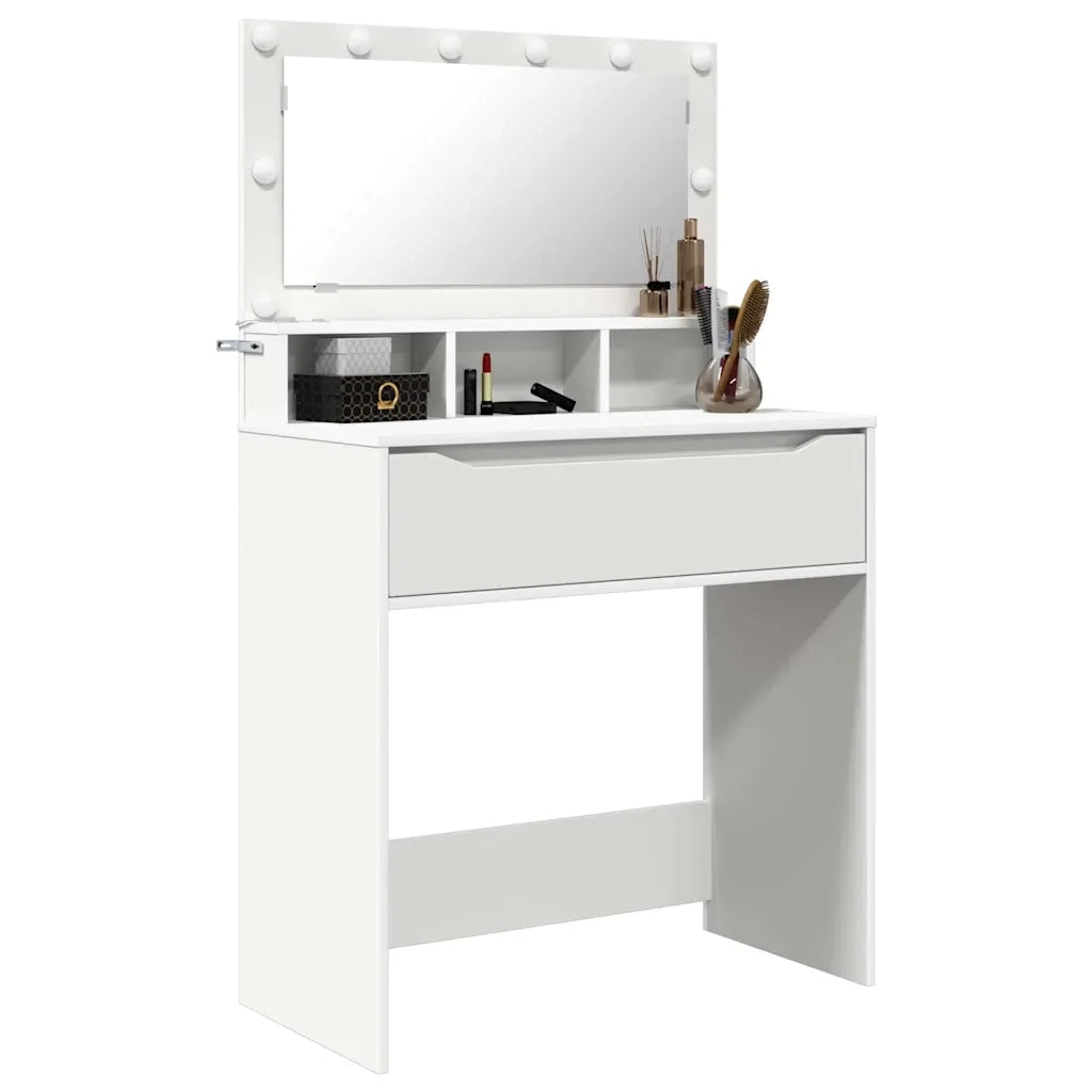 Tavoli da Trucco per Camera da Letto Bianco 80 x 39,6 x 135 cm 888967