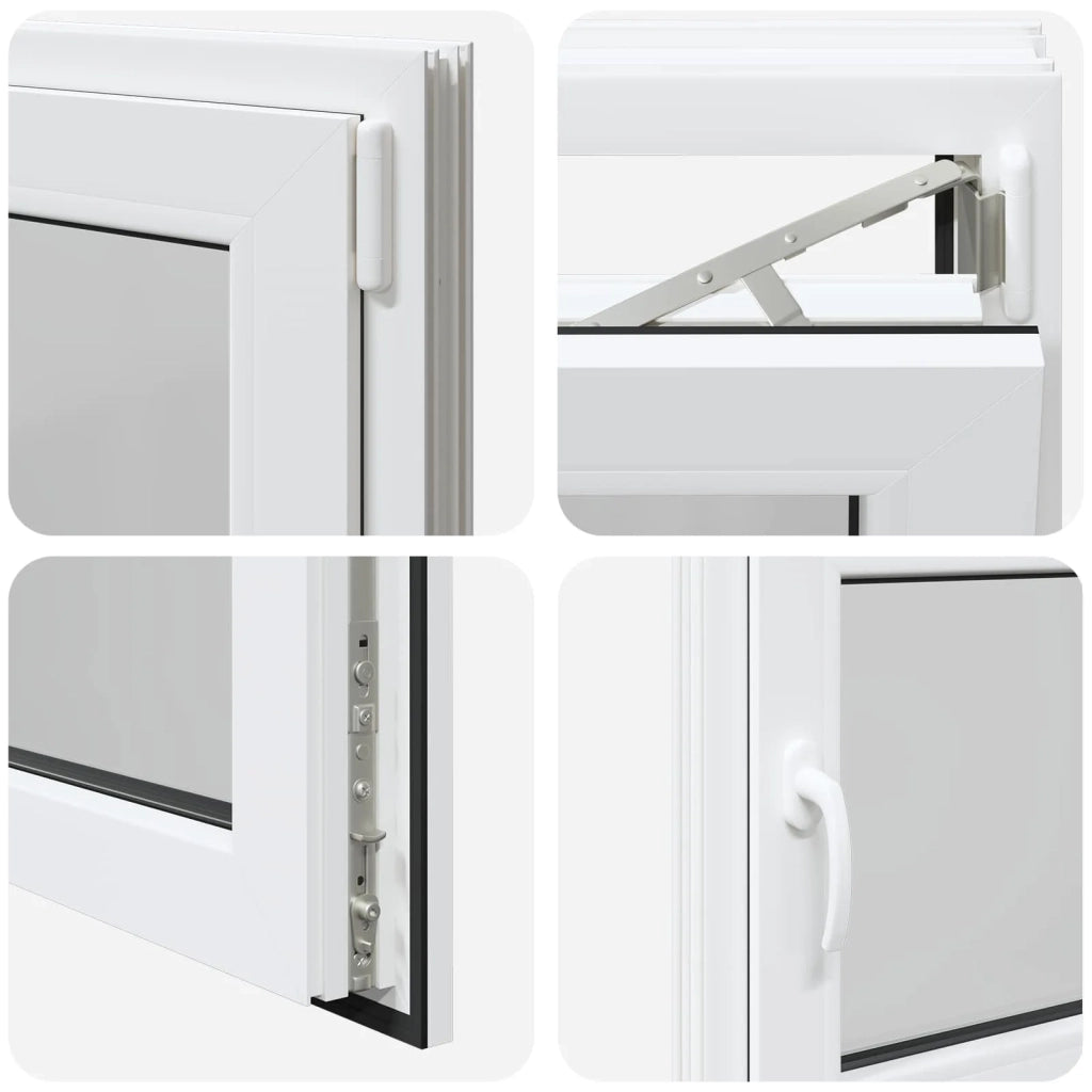 Finestra per Soffitta RISOR Bianco 80 x 70 cm PVC e Vetro 42047200