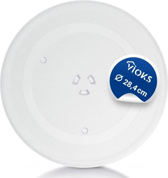 Piatto di rotazione 284 mm per magnetron - disco di vetrificazione con 3 pulsanti