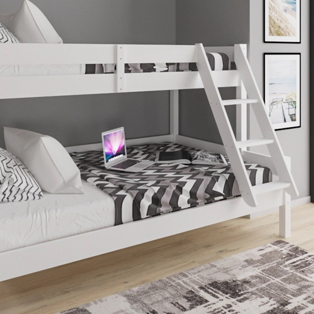 Vitalispa Letto a castello Bianco 120x200 / 80x200 cm