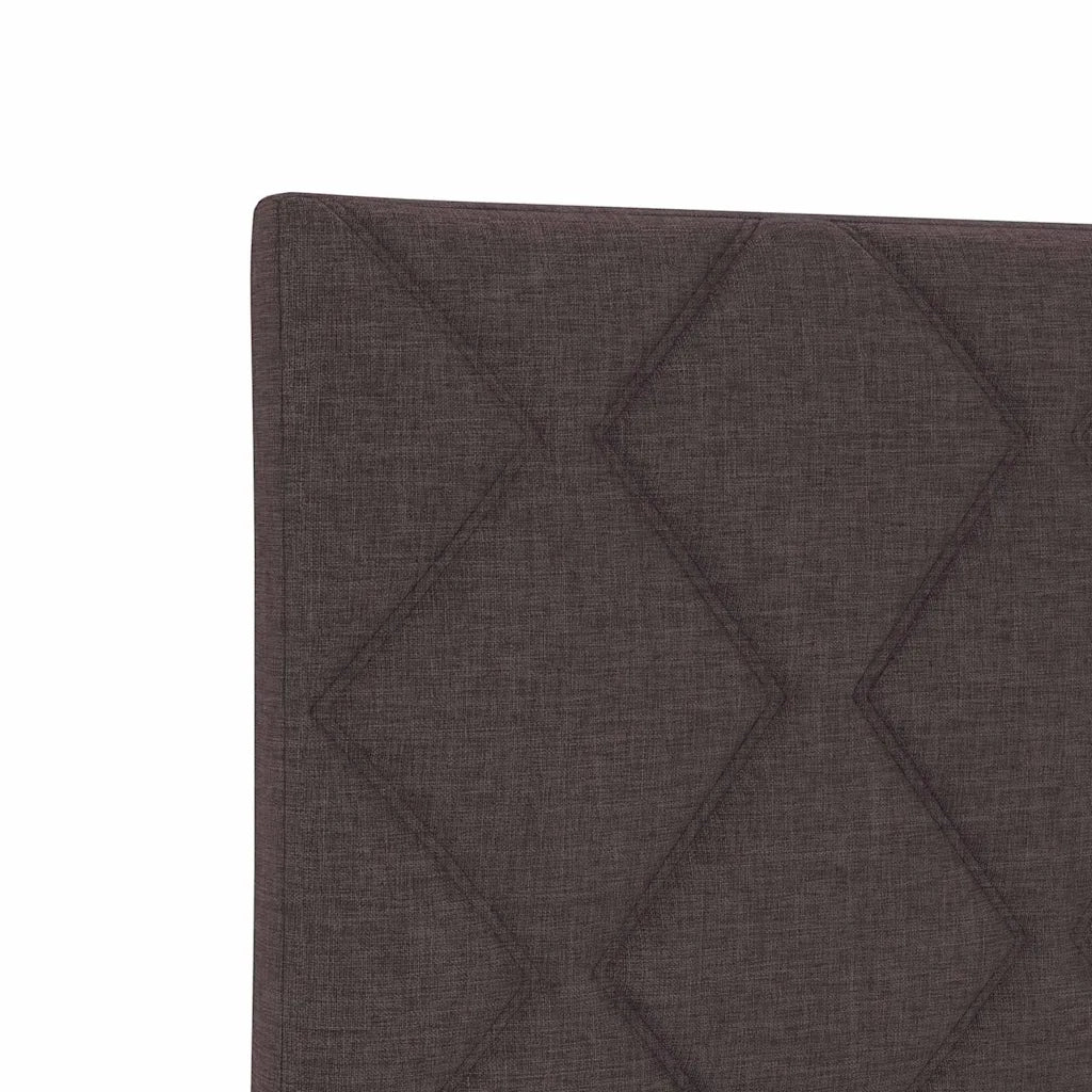 Struttura del letto Marrone scuro 140 x 190 cm Tessuto 3344805