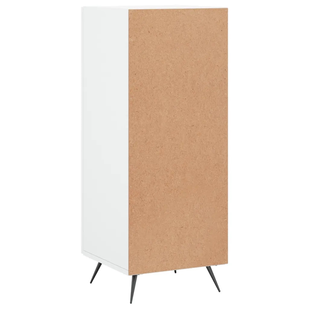 Credenza | Madia | Buffet da pranzo | Armadio da pranzo Bianca 34,5x34x90 cm in Legno Multistrato