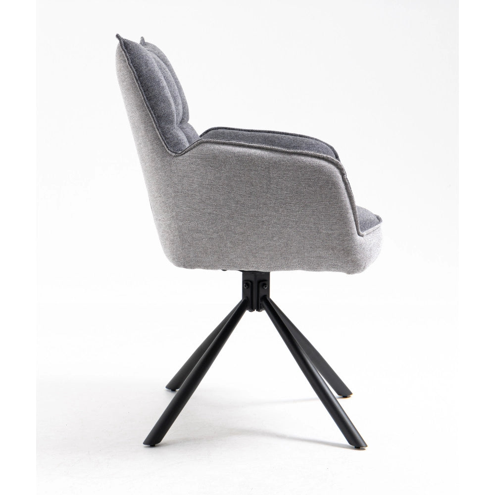 Sedia RINGO 2 (grigio scuro + grigio chiaro)