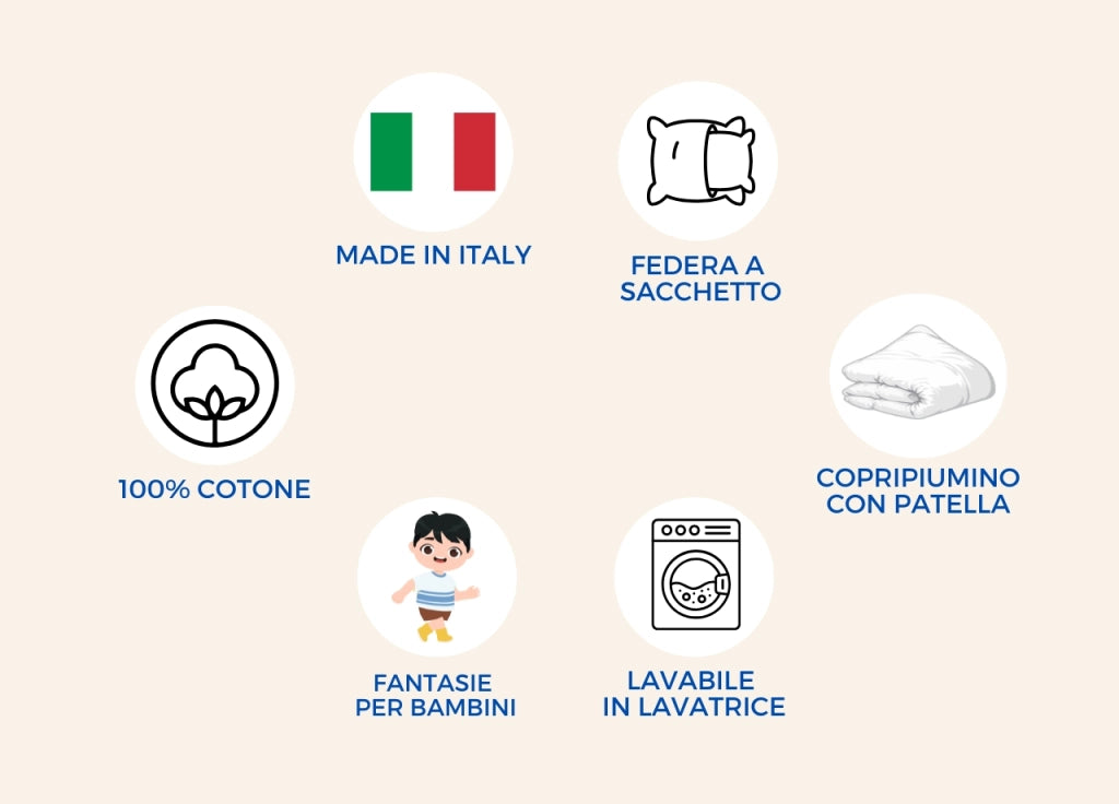 Copripiumino Sacco Piumone Freestyle Per Ragazzi 100% Cotone Digitale Boom 26 - Piazza E Mezza - Boom