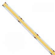 Striscia led 5m COB IP65 monocolore da 15W/MT 12V - 3000K