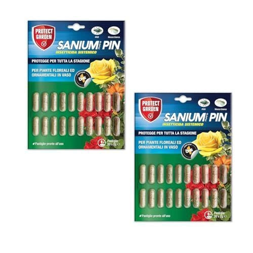 Protect Garden Sanium Pin PFnPO, Insetticida Sistemico in Pillole. 2x20pin