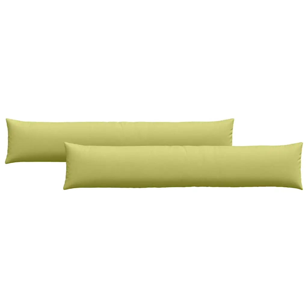 Cuscini da Divano 2 pcs Verde chiaro 200 x 40 cm Tessuto 42013878