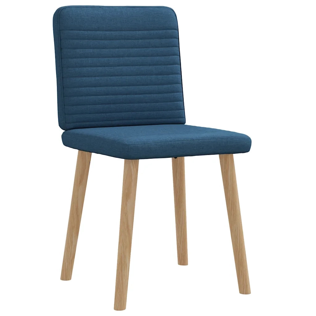 Sedie da Pranzo 2 pz Blu in Tessuto 4101152