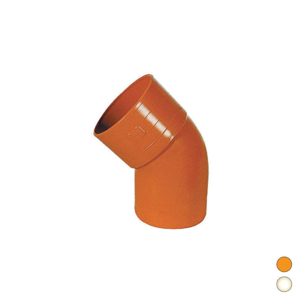 CURVA 45  ° IN PVC- Diam. 63- ESCLU- pezzi 1