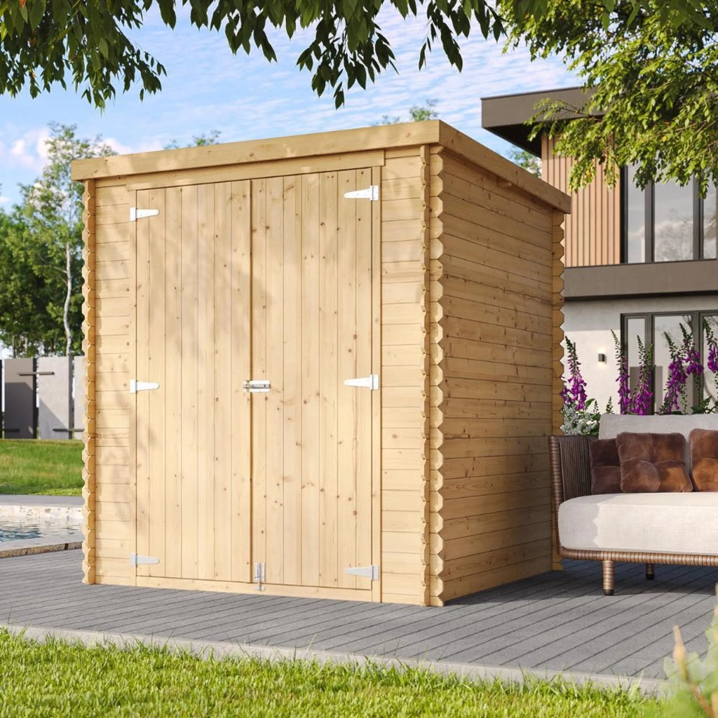 Casetta da giardino in legno 3,53 m² TIMBELA M309C1