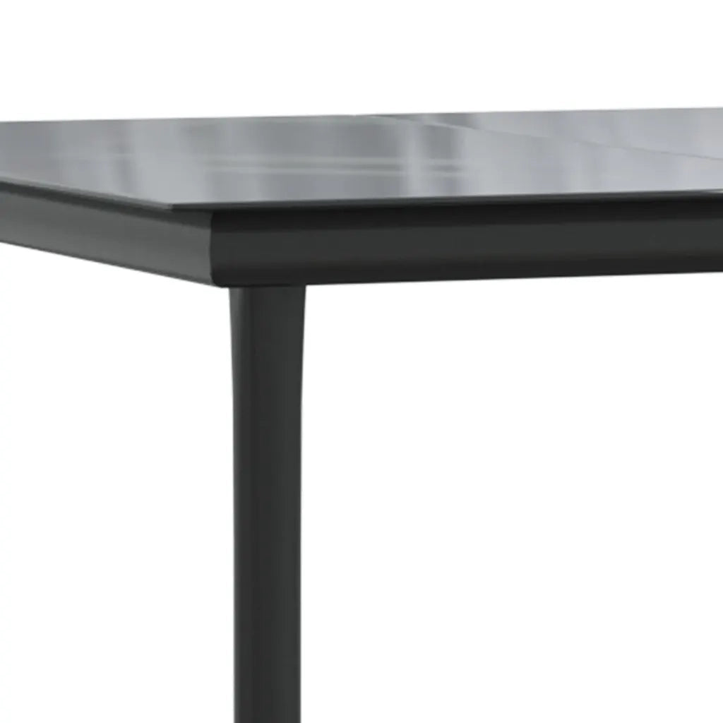 Set da Pranzo da Giardino 5 pz con Cuscini Marrone e Nero 3156628