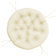 Cuscino Rotondo Crema ? 100x11 cm in Tessuto Oxford