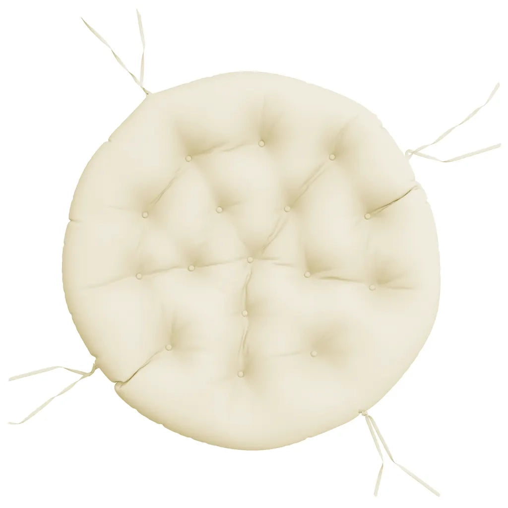 Cuscino Rotondo Crema ? 100x11 cm in Tessuto Oxford