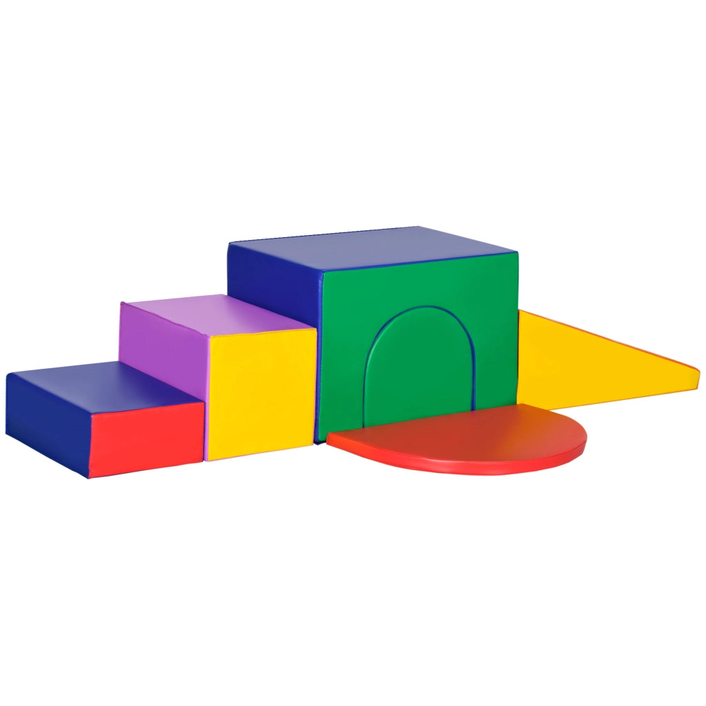 Set Gioco Bambini 1-3 Anni 7 Blocchi ¨C Xylo ¨C Multicolore PU EPE 170x130x40cm