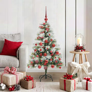 Albero di Natale artificiale Verde e bianco 120 cm 3395161