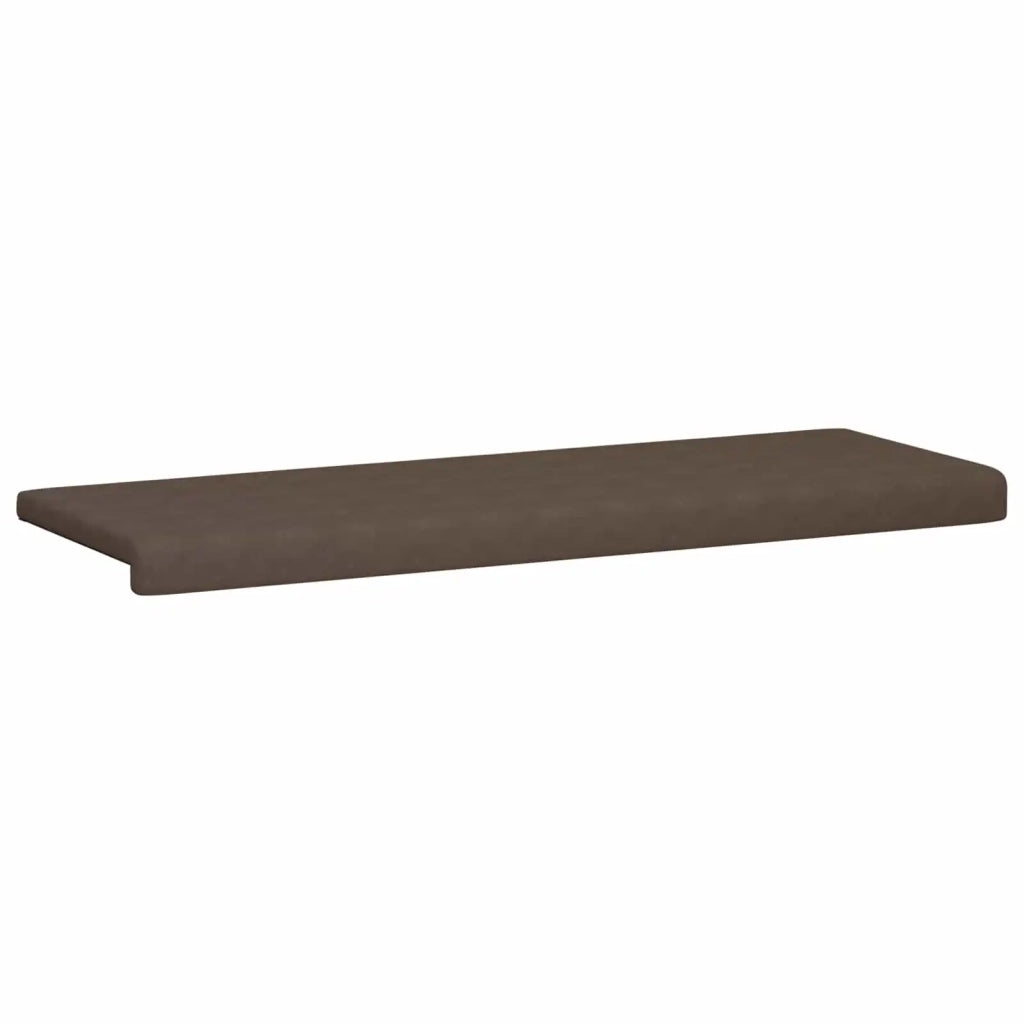 Cuscino per panchina Microfibra Marrone Profondità 35 cm 42043359