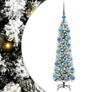 Albero di Natale | Decorazioni natalizie artificiale con 150 LED Bianco 120 cm