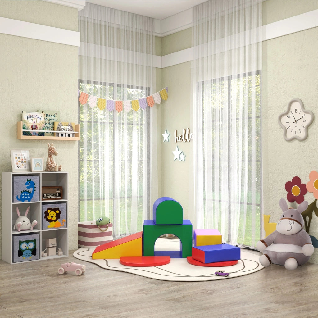 Set Gioco Bambini 1-3 Anni 7 Blocchi ¨C Xylo ¨C Multicolore PU EPE 170x130x40cm