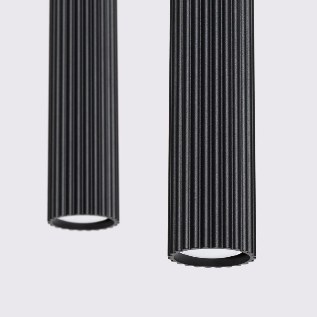 Lampada a sospensione KARBON 2 nero